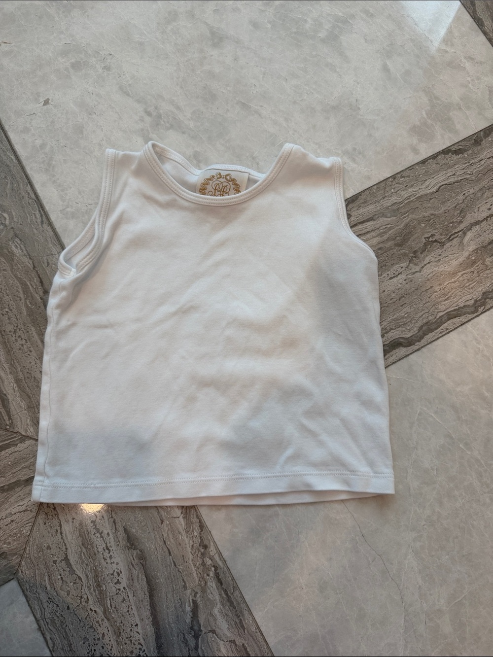 The Beaufort Bonnet Company White Kids Tank Top